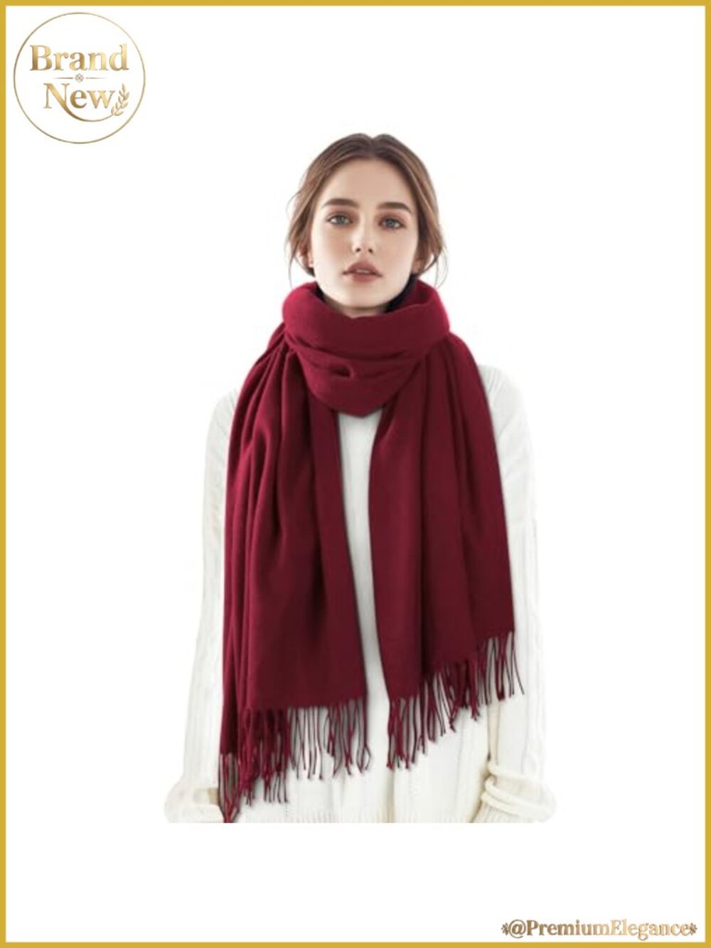 Women's Soft Pashmina Shawl Wrap Long Blanket Winter Scarf